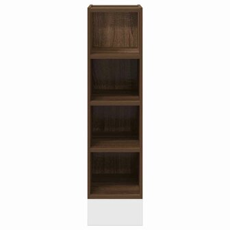 Onderkast 20x44,5x81,5 cm bewerkt hout bruin eikenkleur 4
