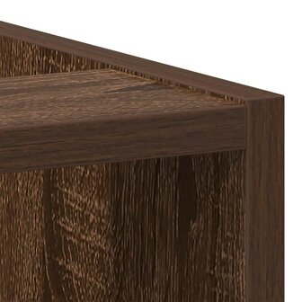 Onderkast 20x44,5x81,5 cm bewerkt hout bruin eikenkleur 7