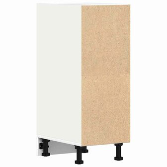 Onderkast 30x44,5x81,5 cm bewerkt hout wit 6