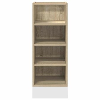 Onderkast 30x44,5x81,5 cm bewerkt hout sonoma eikenkleurig 4