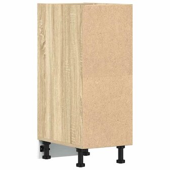 Onderkast 30x44,5x81,5 cm bewerkt hout sonoma eikenkleurig 6