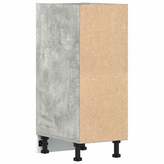 Onderkast 30x44,5x81,5 cm bewerkt hout betongrijs 6