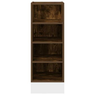 Onderkast 30x44,5x81,5 cm bewerkt hout gerookt eikenkleurig 4