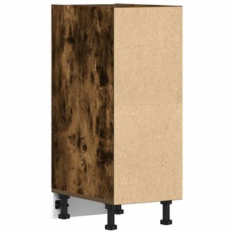 Onderkast 30x44,5x81,5 cm bewerkt hout gerookt eikenkleurig 6