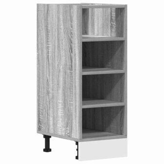 Onderkast 30x44,5x81,5cm bewerkt hout grijs sonoma eikenkleurig 2
