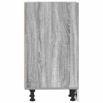 Onderkast 30x44,5x81,5cm bewerkt hout grijs sonoma eikenkleurig 5