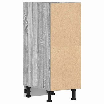 Onderkast 30x44,5x81,5cm bewerkt hout grijs sonoma eikenkleurig 6