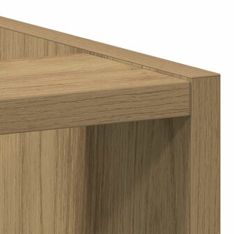 Onderkast 30x44,5x81,5 cm bewerkt hout artisanaal eikenkleur 7