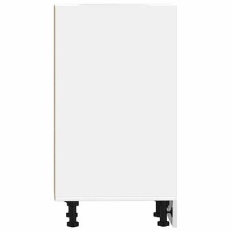 Onderkast 40x44,5x81,5 cm bewerkt hout wit 5