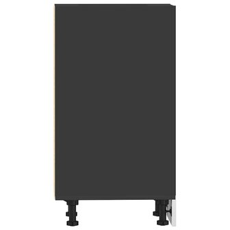 Onderkast 40x44,5x81,5 cm bewerkt hout zwart 5