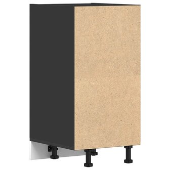 Onderkast 40x44,5x81,5 cm bewerkt hout zwart 6