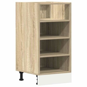 Onderkast 40x44,5x81,5 cm bewerkt hout sonoma eikenkleurig 2
