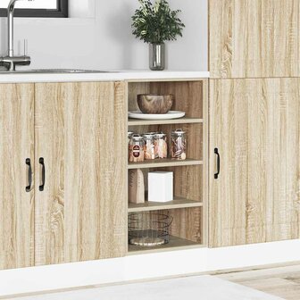 Onderkast 40x44,5x81,5 cm bewerkt hout sonoma eikenkleurig 3