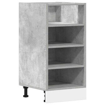 Onderkast 40x44,5x81,5 cm bewerkt hout betongrijs 2