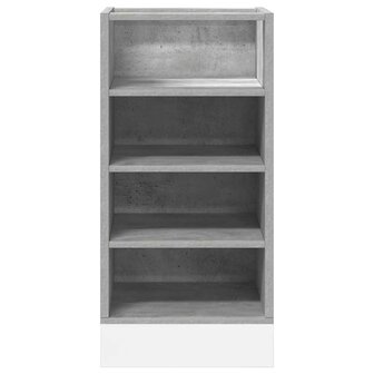 Onderkast 40x44,5x81,5 cm bewerkt hout betongrijs 4