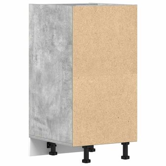 Onderkast 40x44,5x81,5 cm bewerkt hout betongrijs 6