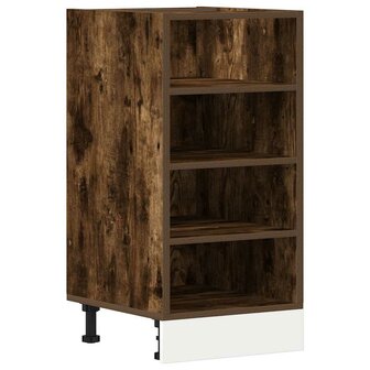 Onderkast 40x44,5x81,5 cm bewerkt hout gerookt eikenkleurig 2