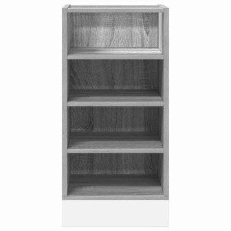 Onderkast 40x44,5x81,5 cm bewerkt hout grijs sonoma eikenkleur 4
