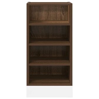 Onderkast 40x44,5x81,5 cm bewerkt hout bruin eikenkleur 4