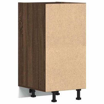 Onderkast 40x44,5x81,5 cm bewerkt hout bruin eikenkleur 6
