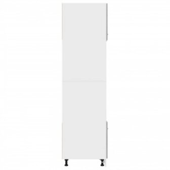 Magnetronkast 60x57x207 cm bewerkt hout grijs sonoma eiken 6