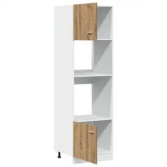 Magnetronkast 60x57x207 cm bewerkt hout ambachtelijk eiken 4