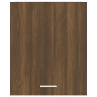 Hangkast 50x31x60 cm bewerkt hout bruin eikenkleur 4