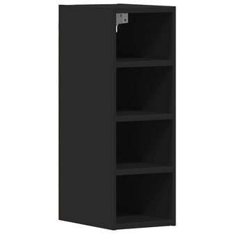 Hangkast 20x29,5x60 cm bewerkt hout zwart 2