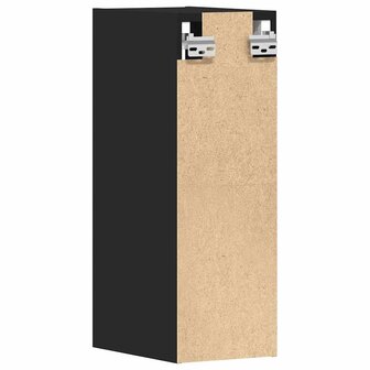 Hangkast 20x29,5x60 cm bewerkt hout zwart 6