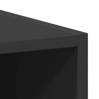 Hangkast 20x29,5x60 cm bewerkt hout zwart 7