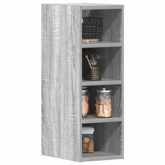 Hangkast 20x29,5x60 cm bewerkt hout grijs sonoma eikenkleurig 1