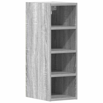 Hangkast 20x29,5x60 cm bewerkt hout grijs sonoma eikenkleurig 2