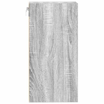 Hangkast 20x29,5x60 cm bewerkt hout grijs sonoma eikenkleurig 5