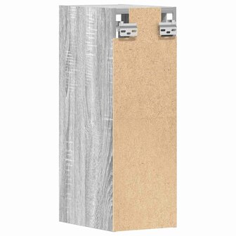 Hangkast 20x29,5x60 cm bewerkt hout grijs sonoma eikenkleurig 6