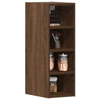 Hangkast 20x29,5x60 cm bewerkt hout bruin eikenkleur 1