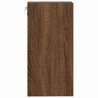 Hangkast 20x29,5x60 cm bewerkt hout bruin eikenkleur 5