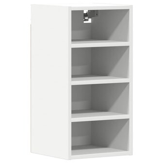 Hangkast 30x29,5x60 cm bewerkt hout wit 2