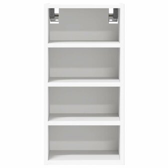 Hangkast 30x29,5x60 cm bewerkt hout wit 4