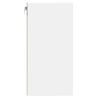 Hangkast 30x29,5x60 cm bewerkt hout wit 5