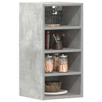 Hangkast 30x29,5x60 cm bewerkt hout betongrijs 1