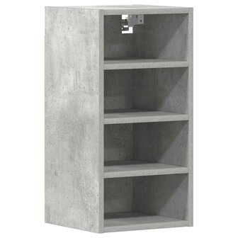Hangkast 30x29,5x60 cm bewerkt hout betongrijs 2