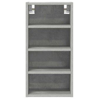 Hangkast 30x29,5x60 cm bewerkt hout betongrijs 4