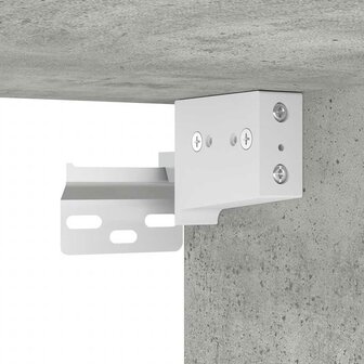 Hangkast 30x29,5x60 cm bewerkt hout betongrijs 8