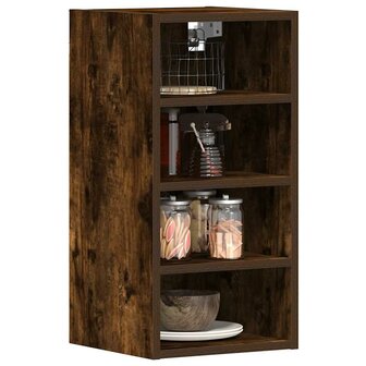 Hangkast 30x29,5x60 cm bewerkt hout gerookt eikenkleurig 1
