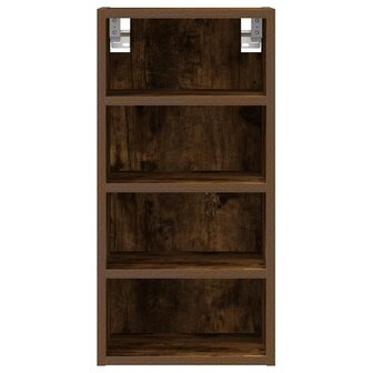Hangkast 30x29,5x60 cm bewerkt hout gerookt eikenkleurig 4