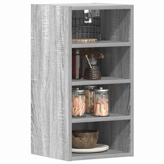 Hangkast 30x29,5x60 cm bewerkt hout grijs sonoma eikenkleurig 1