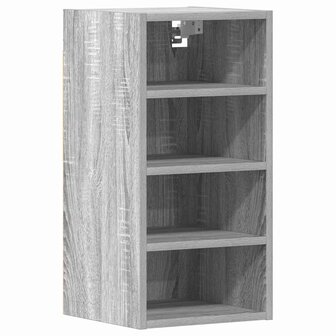 Hangkast 30x29,5x60 cm bewerkt hout grijs sonoma eikenkleurig 2