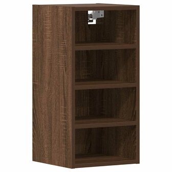 Hangkast 30x29,5x60 cm bewerkt hout bruin eikenkleur 2