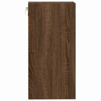 Hangkast 30x29,5x60 cm bewerkt hout bruin eikenkleur 5