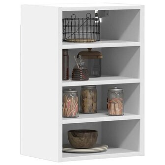 Hangkast 40x29,5x60 cm bewerkt hout wit 1
